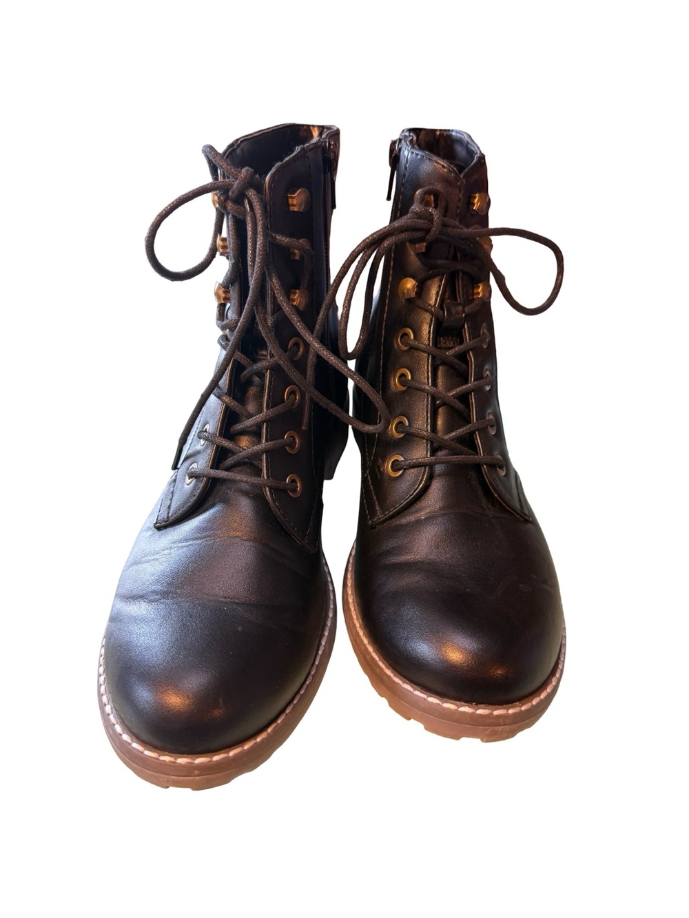 Sonoma Women's Dark Brown Lace-Up Ankle Boots